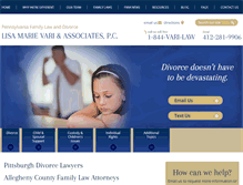 Tablet Screenshot of pafamilylawyers.com
